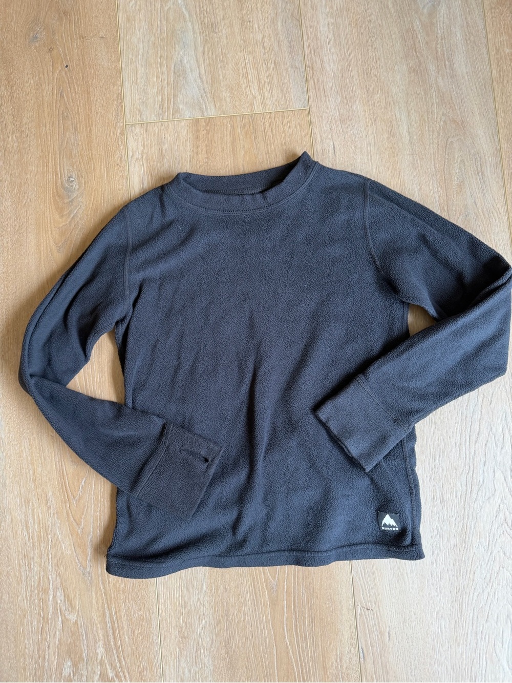 Burton Kids Black Fleece Base Layer Set XS